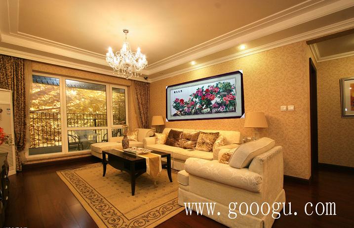 精品壁畫裝飾效果圖!客廳裝飾畫