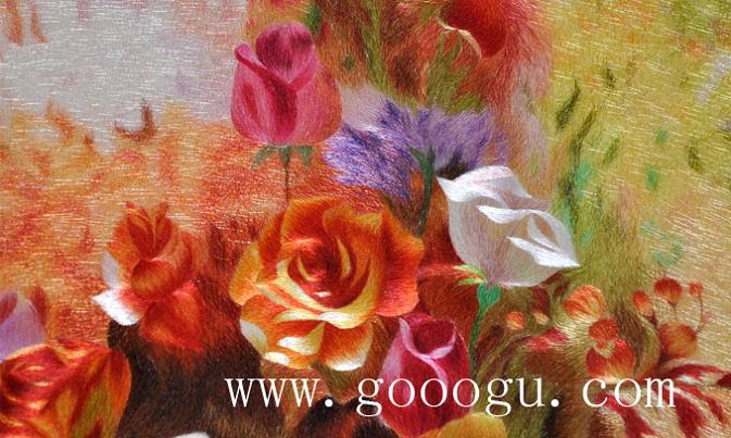 刺繡精品裝飾畫，蘇州刺繡精品，刺繡奢侈品畫